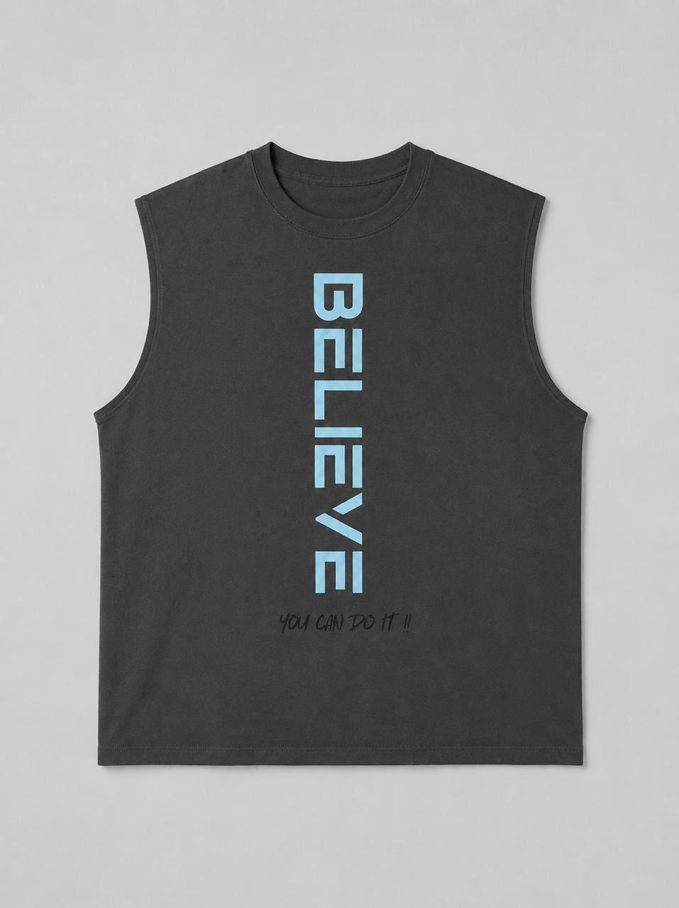 Believe gym tank