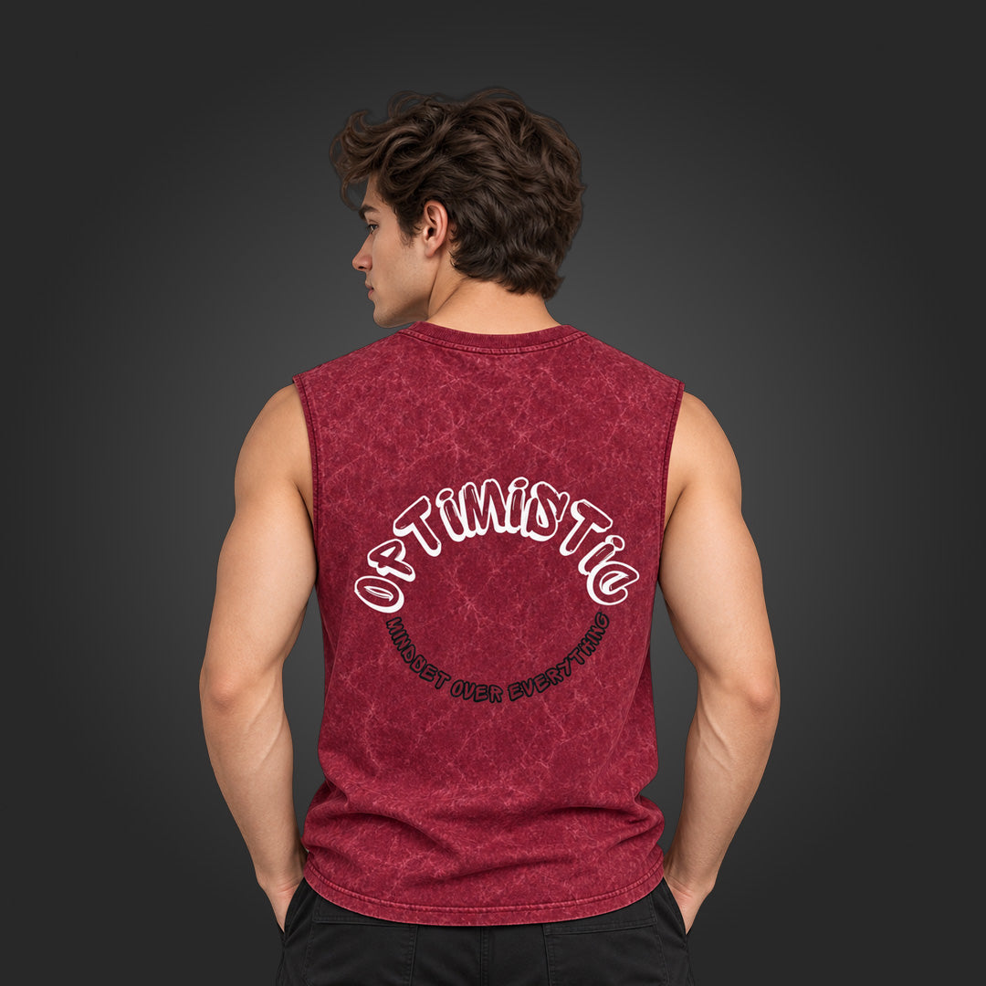 CRIMSON DRIP MUSCLE Tank