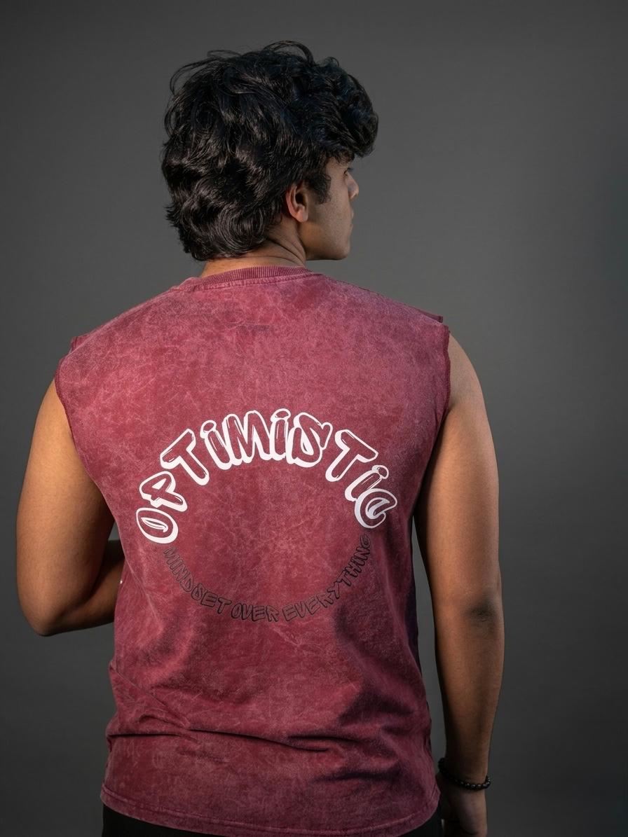 CRIMSON DRIP MUSCLE Tank