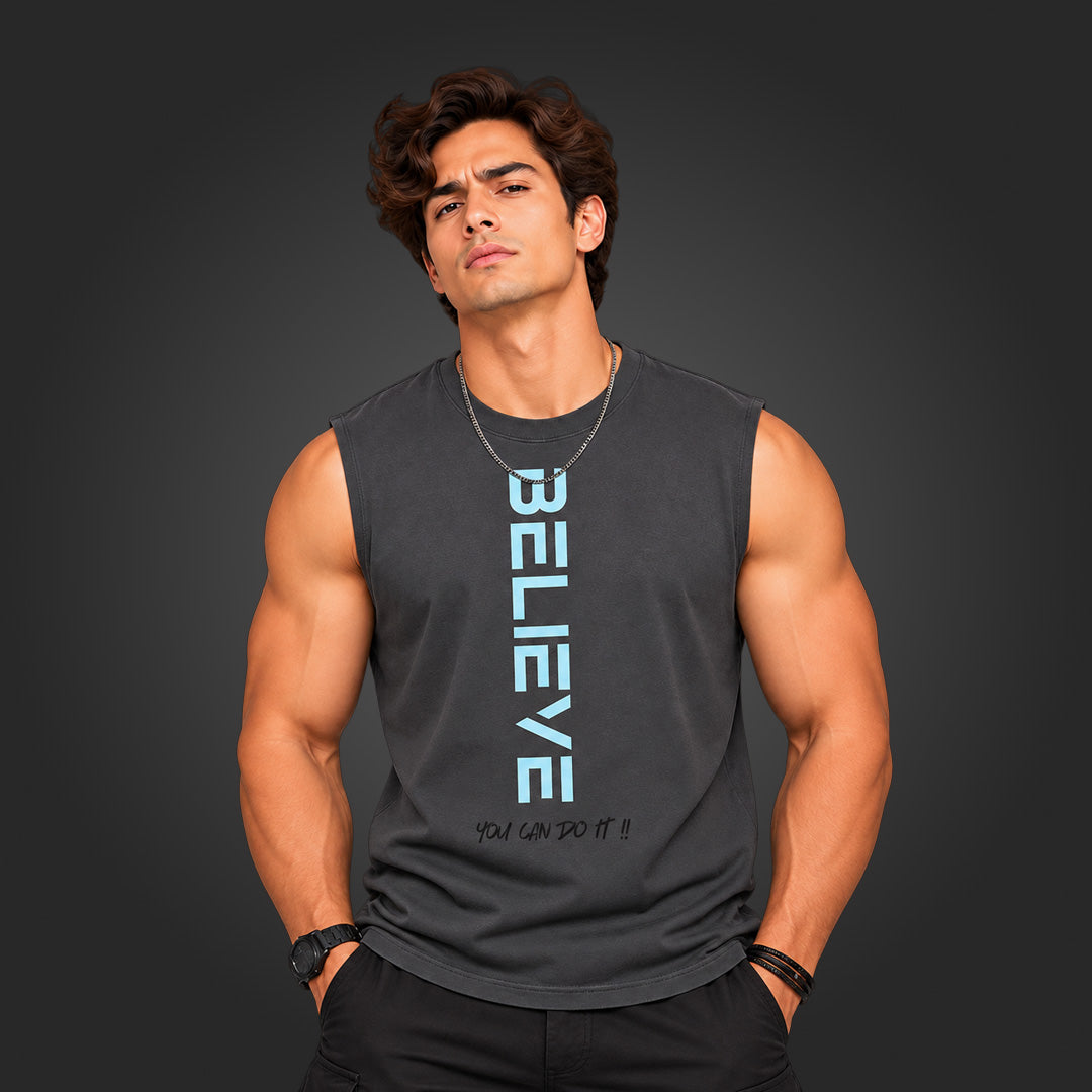 Believe gym tank