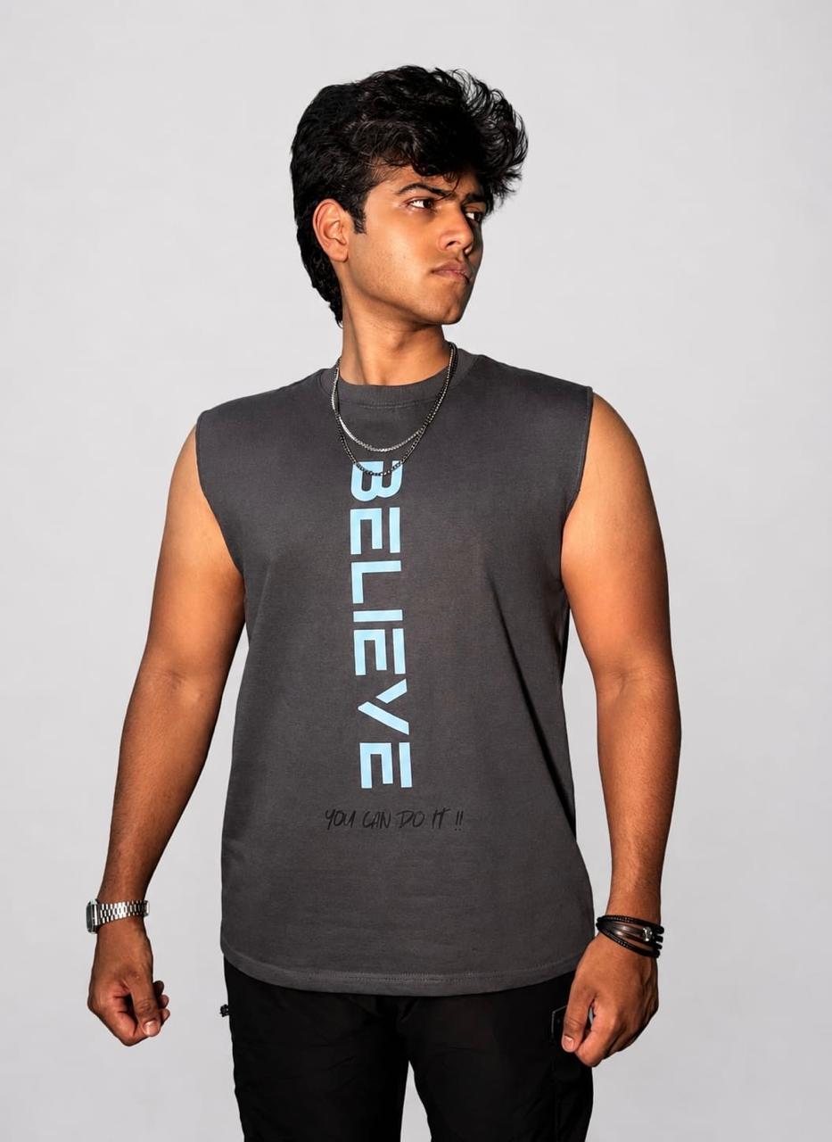 Believe gym tank