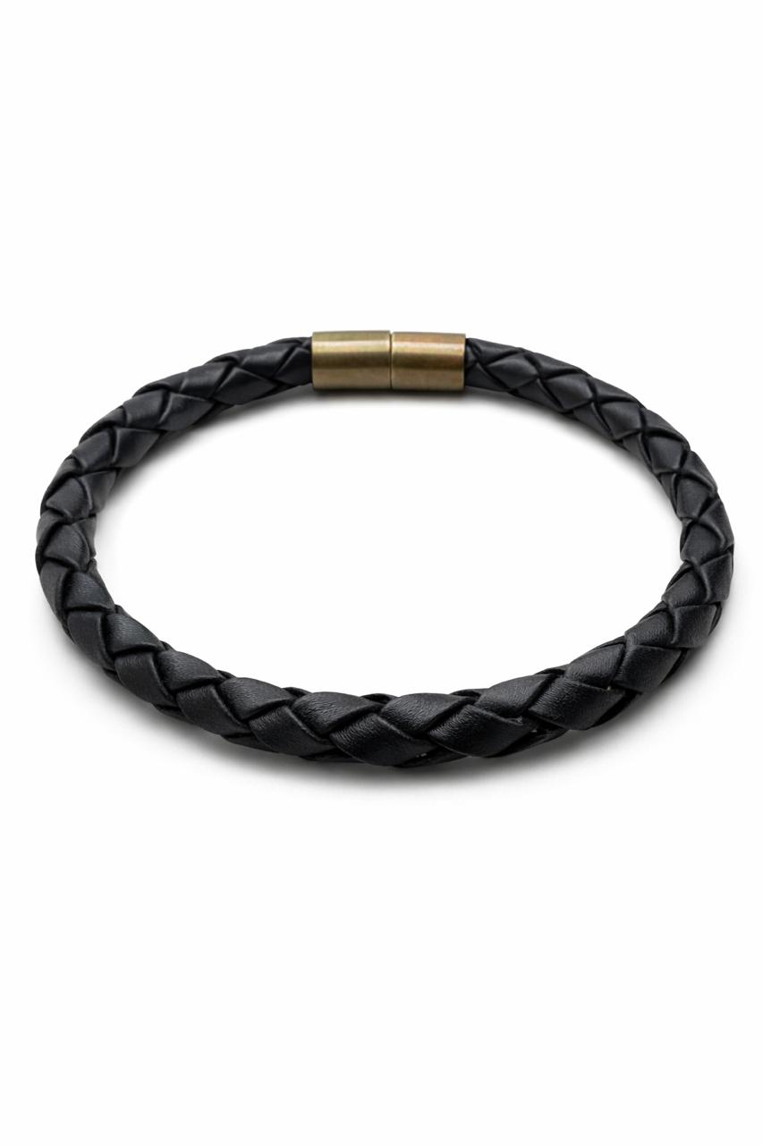 Onyx weave bracelet