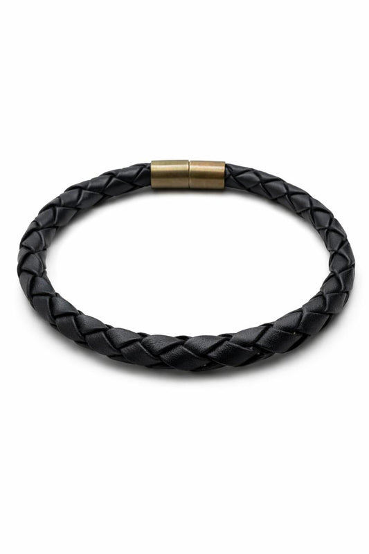 Onyx weave bracelet