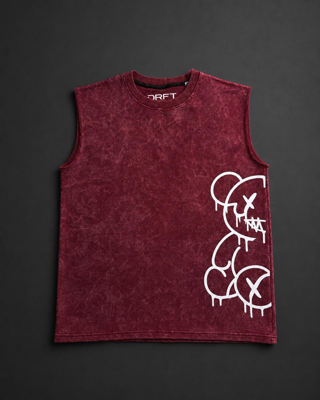 CRIMSON DRIP MUSCLE Tank