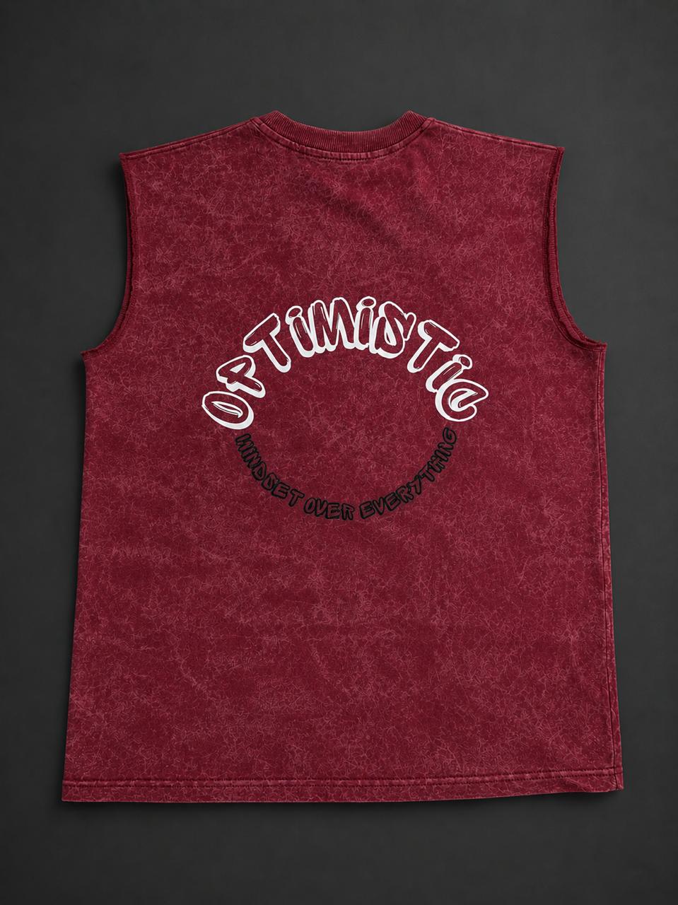 CRIMSON DRIP MUSCLE Tank